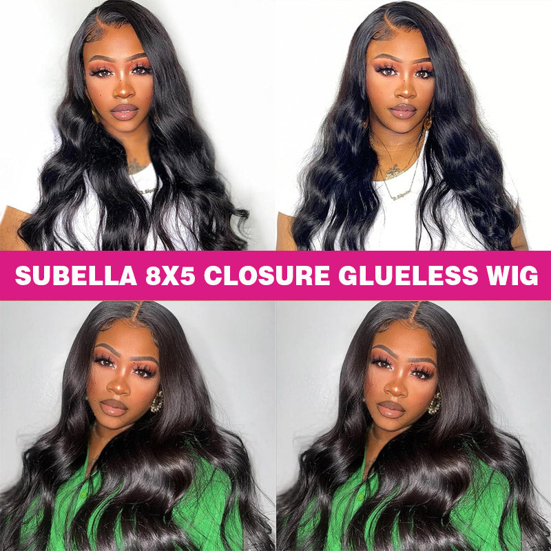Exclusive Flash | Body Wave Pre Cut HD Lace Wig 8x5 Ready To Go Wig Natural Color Special Offer