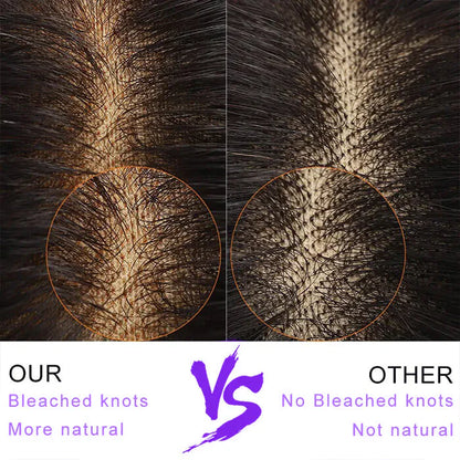 13x6 HD Full Lace Frontal Wigs Invisible HD Lace Body Wave Front Wigs Pre Bleached Knots Plucked Hairline