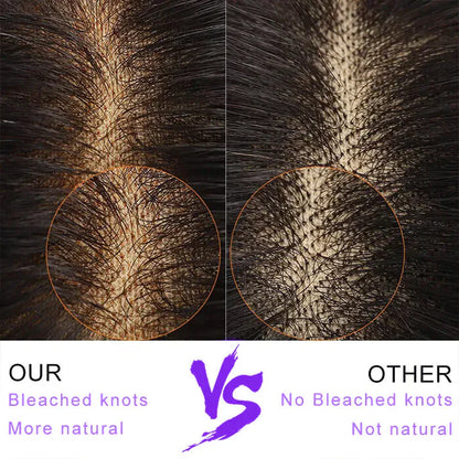 13x6 HD Full Lace Frontal Wigs Invisible HD Lace Curly Front Wigs Pre Bleached Knots Plucked Hairline