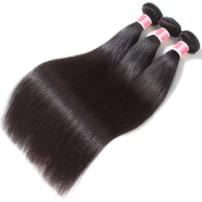 Subella Hair 3 Pcs/pack Brazilian Virgin Hair Straight Bundles Brazilian Human Virgin Hair Extensions