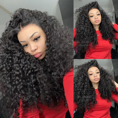 9x6 Burmese Curly M-cap Draw String Wear Go Wig HD Lace Bleached Knots Glueless Wig | BGMgirl Hair