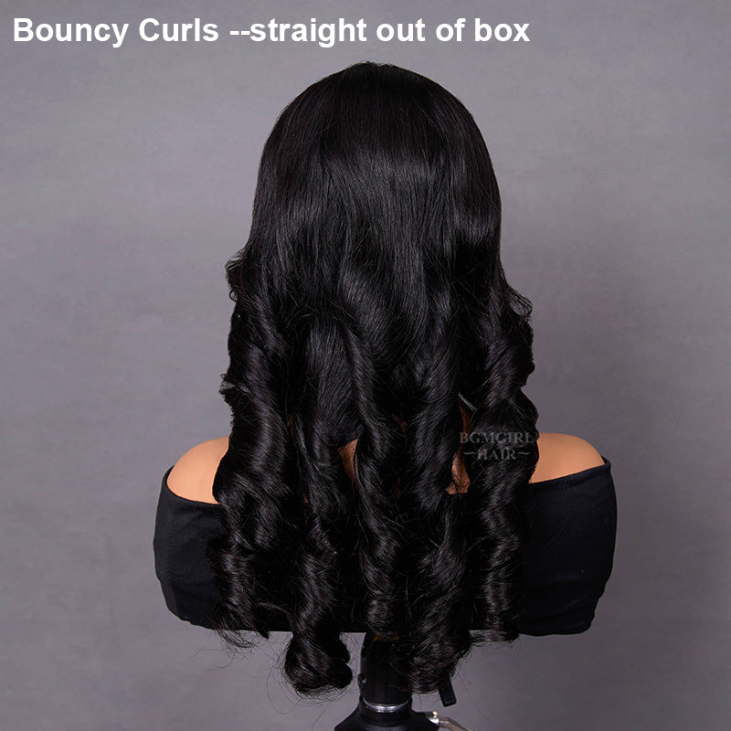 Face-Framing Layered Cut Body Wave 9x6 Wear Go Wig Transparent Lace Glueless Wig | BGMgirl Hair